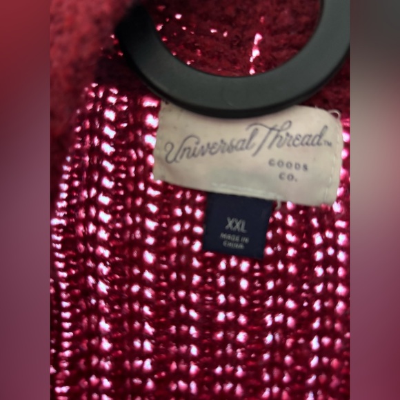 Universal Thread Burgundy Knit Sweater - Picture 2 of 4